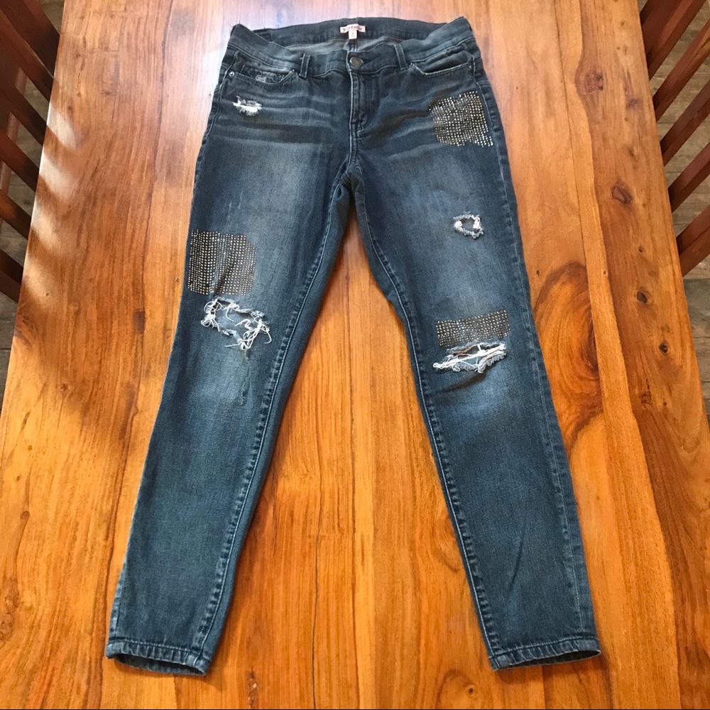 Juicy Couture Distressed Skinny Jeans Size 8